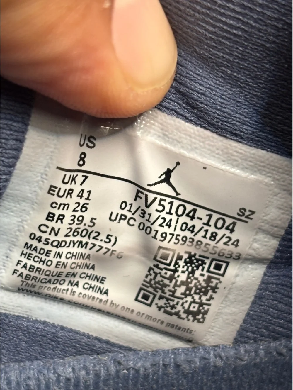 N/A size men’s